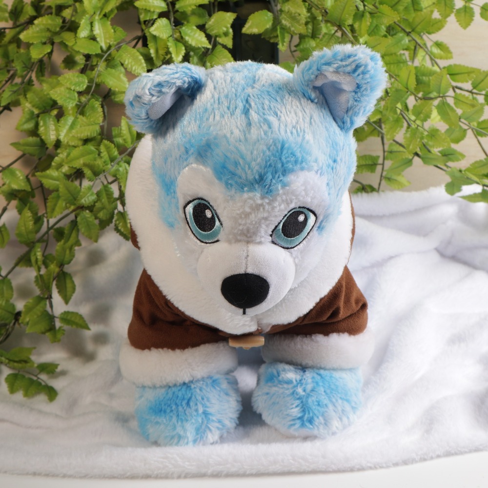 Build-A-Bear PAW Patrol Everest Plush Blue White Marble Dog with Winter Parka